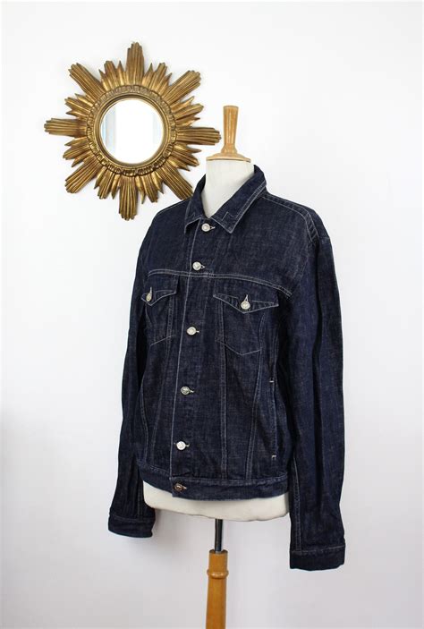 vintage versace jean jacket|Versace jean jacket sale.